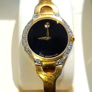 Movado Diamond Trimmed Watch